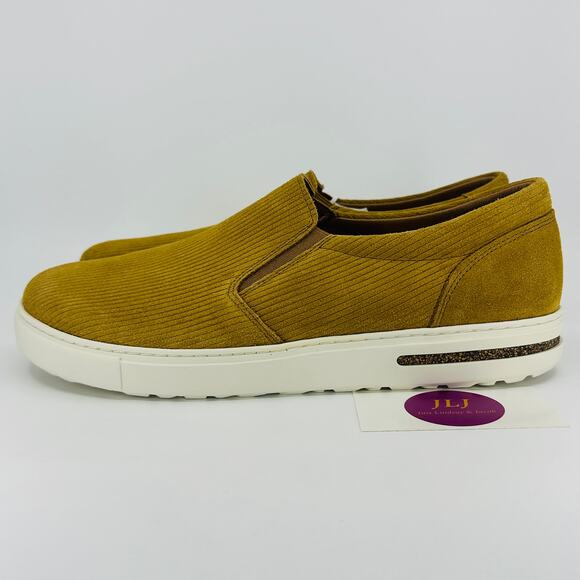 Birkenstock Mens Oswego Cork Brown Suede Leather Slip On Sneakers Size 44/ 11 US main image 11